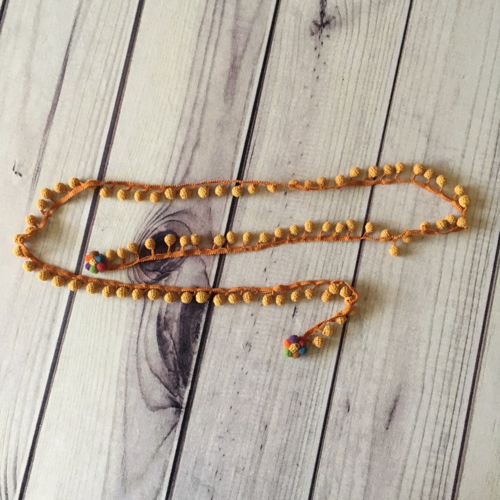 Boho Pom Pom Belt